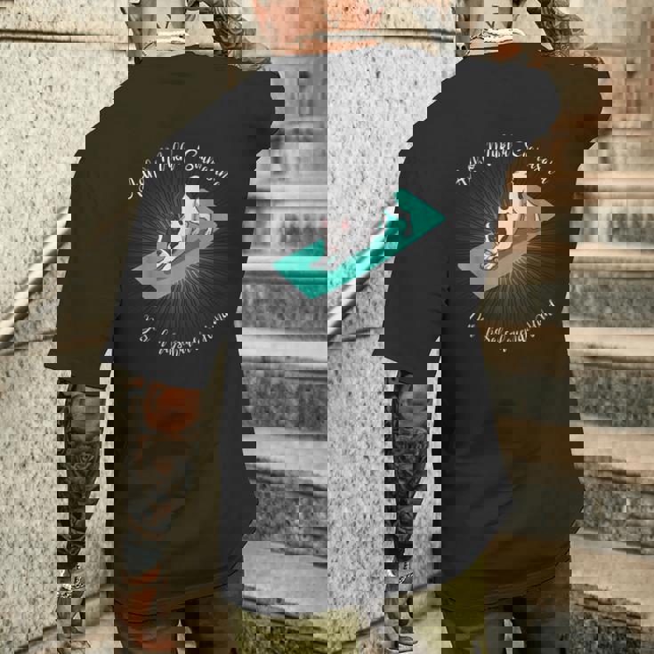 フレンチブルドッグヨガ用ヨガダウンワードドッグ メンズTシャツ バックプリント 彼への贈り物