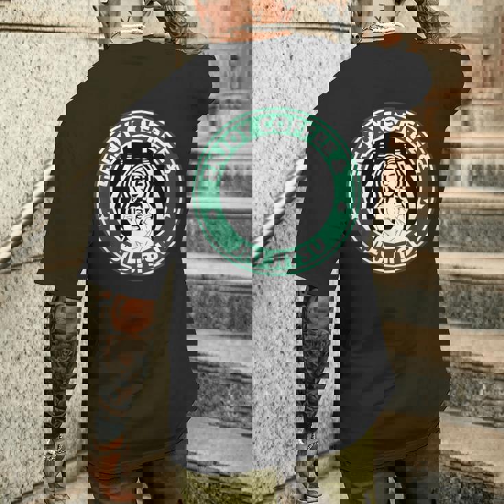 ブラジリアン柔術 – アメリカンコーヒーを楽しむ 柔術 – Bjj メンズTシャツ バックプリント 彼への贈り物