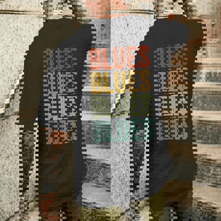 ブルースミュージックブルースマン メンズTシャツ バックプリント 彼への贈り物