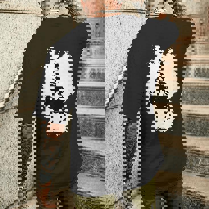 ブレーメン・タウン・ミュージシャン メンズTシャツ バックプリント 彼への贈り物