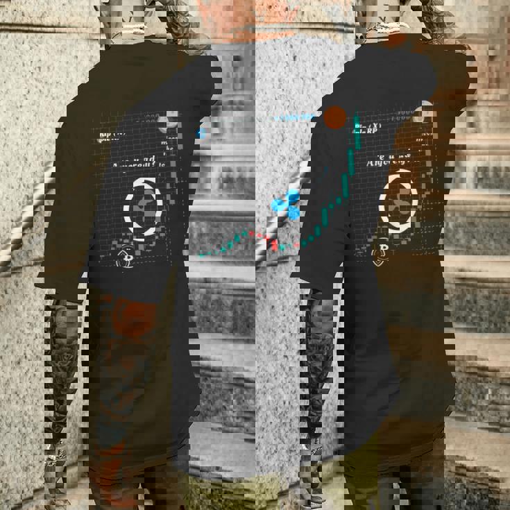 ブロックチェーン 暗号通貨コイン リップル クリプト Xrp ギフト メンズTシャツ バックプリント 彼への贈り物