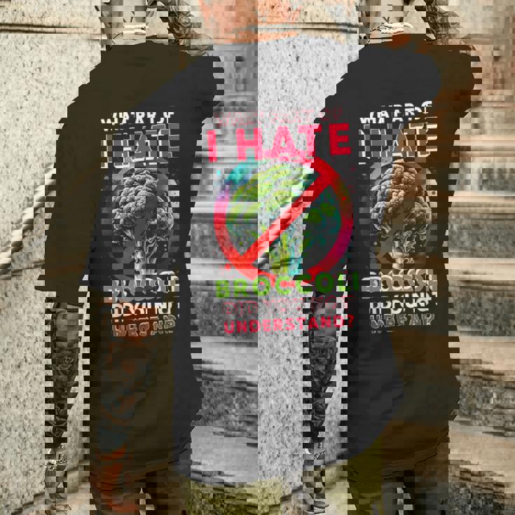 ブロッコリー嫌い メンズTシャツ バックプリント 彼への贈り物