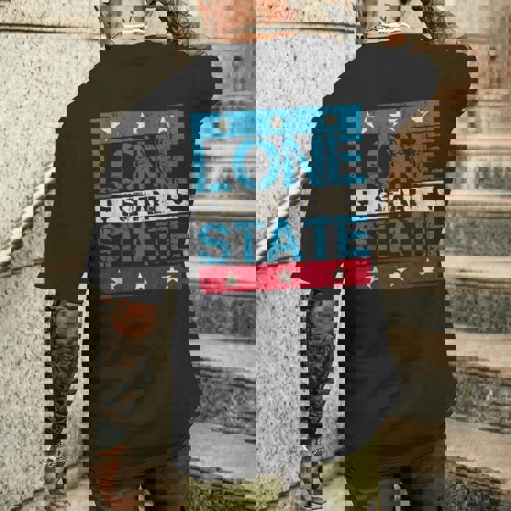 プライドusaパトリオットローンスターステートテキサス独立記念日 メンズTシャツ バックプリント 彼への贈り物