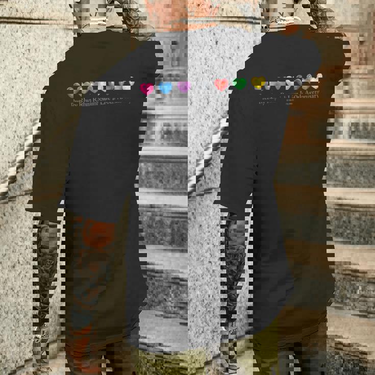 プリティーリズム・レインボーライブ デザインf メンズTシャツ バックプリント 彼への贈り物