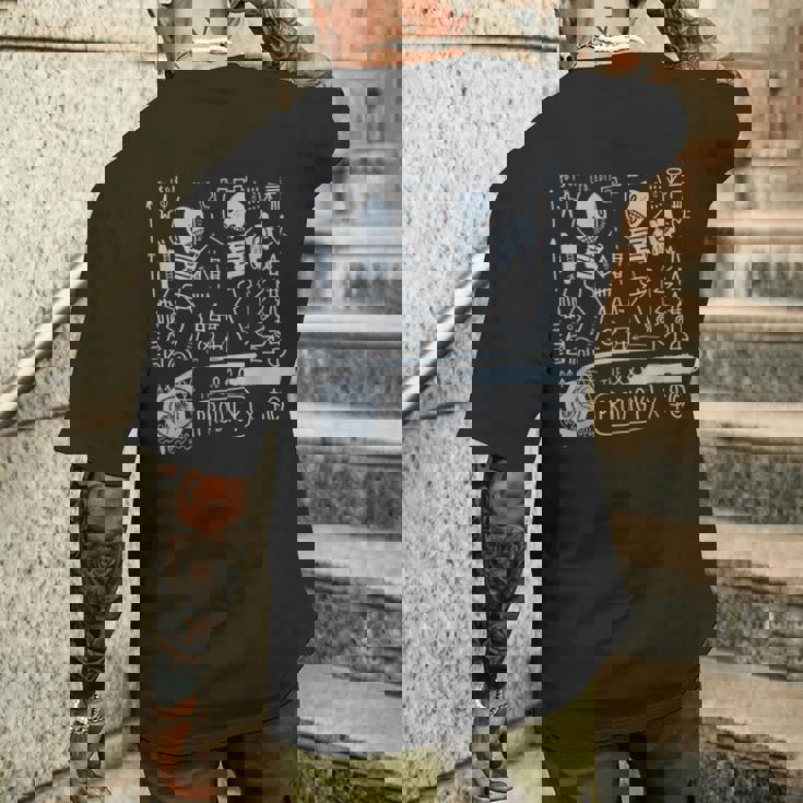 プロディジーxスケルトンダンボール メンズTシャツ バックプリント 彼への贈り物