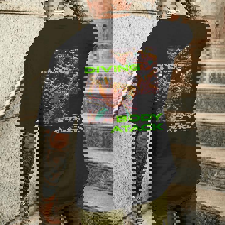 プロレス_001 メンズTシャツ バックプリント 彼への贈り物