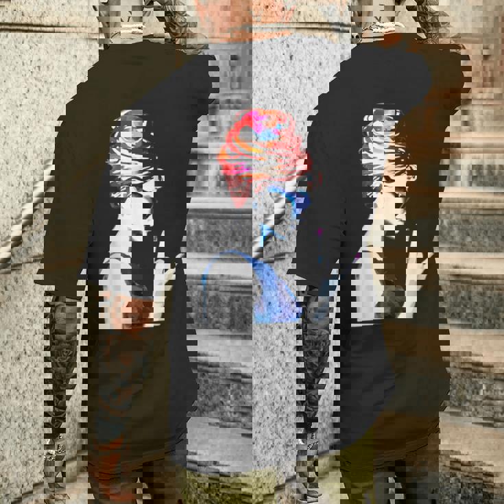 ヘップバーン ヴィンテージ ハリウッド ロックンロール メンズTシャツ バックプリント 彼への贈り物