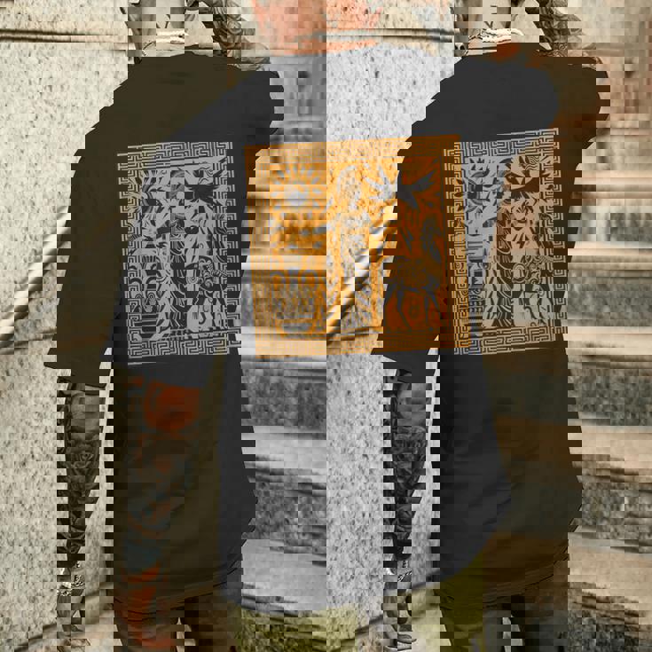 ヘラ 女神 ギリシャ神話 歴史 芸術 古代神話 メンズTシャツ バックプリント 彼への贈り物