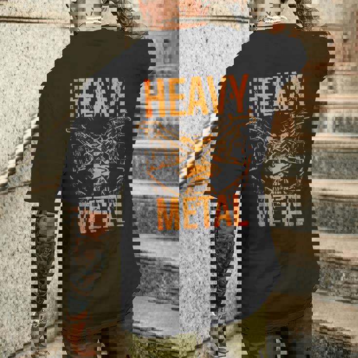 ヘヴィメタルミュージック メンズTシャツ バックプリント 彼への贈り物