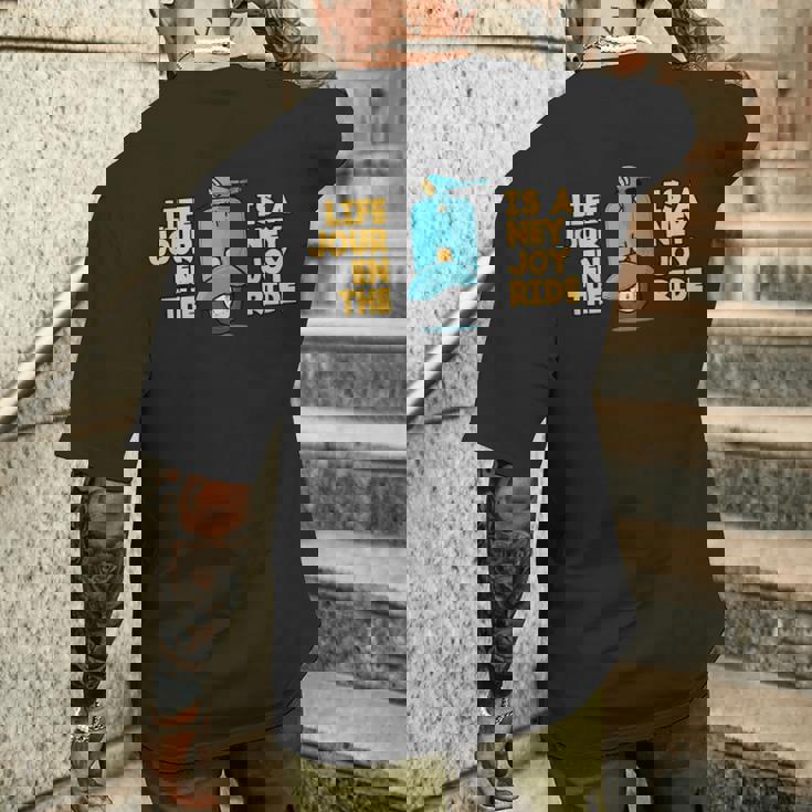 ベスパ-ライフ・イズ・ア・ジャーニー メンズTシャツ バックプリント 彼への贈り物