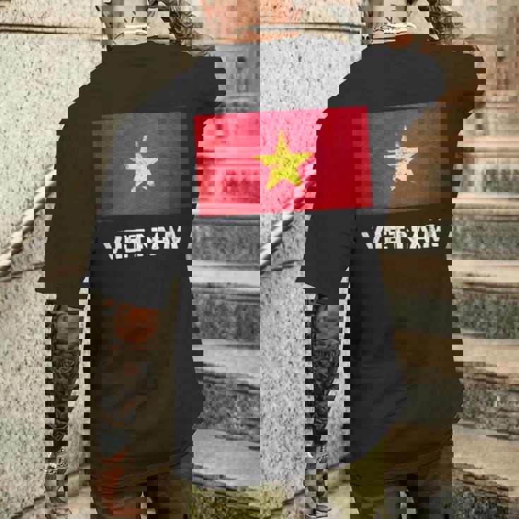 ベトナム国旗tシャツ メンズTシャツ バックプリント 彼への贈り物
