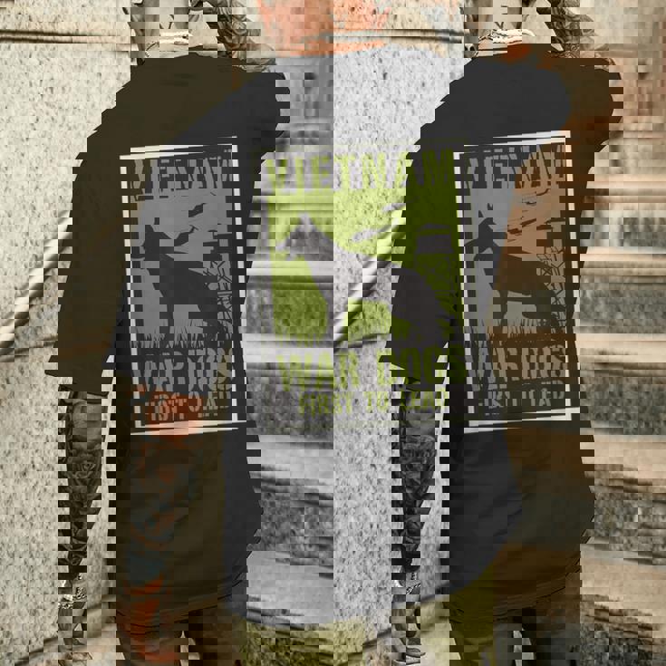 ベトナム戦争犬 メンズTシャツ バックプリント 彼への贈り物