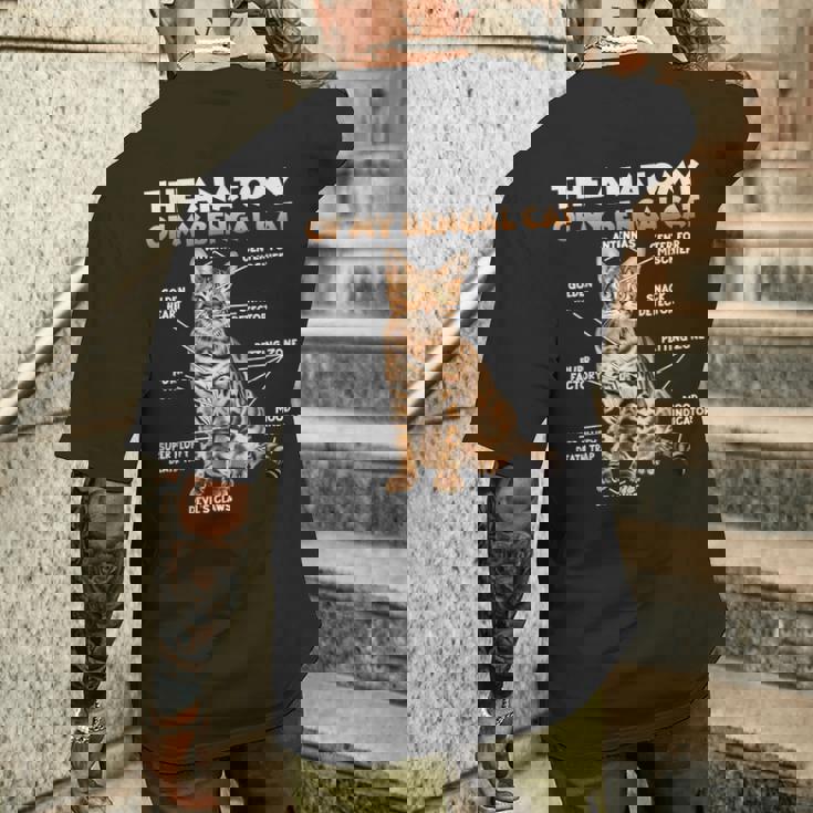 ベンガル語メンズTシャツ バックプリント 彼への贈り物