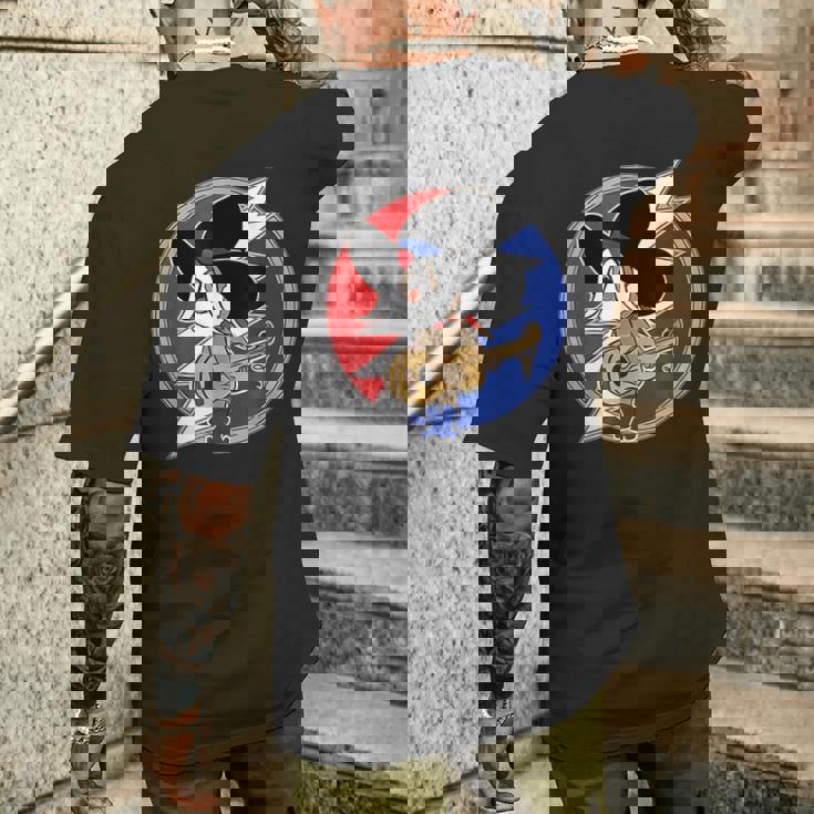 ペコスおじさん クランボーン メンズTシャツ バックプリント 彼への贈り物