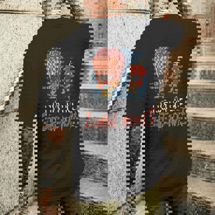 ホラー映画 ハロウィンホラー映画 怖い映画 メンズTシャツ バックプリント 彼への贈り物