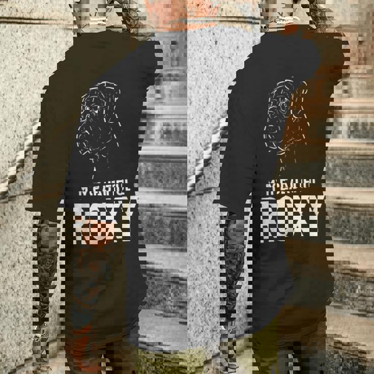 ボクサー ドッグ ロキシー ドッグ トレーナー メンズTシャツ バックプリント 彼への贈り物