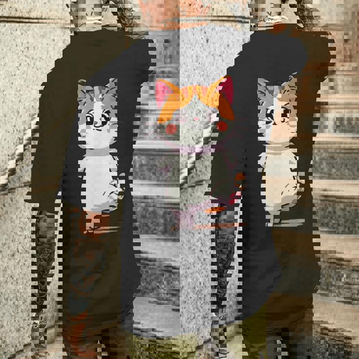 ボス猫 Boss Cat メンズTシャツ バックプリント 彼への贈り物