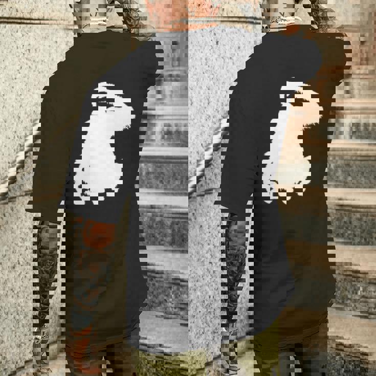 ボルネオオランウータン メンズTシャツ バックプリント 彼への贈り物