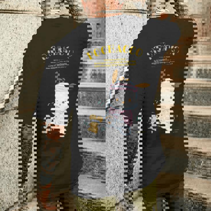 ポチャッコ ハピネスマイルーム メンズTシャツ バックプリント 彼への贈り物