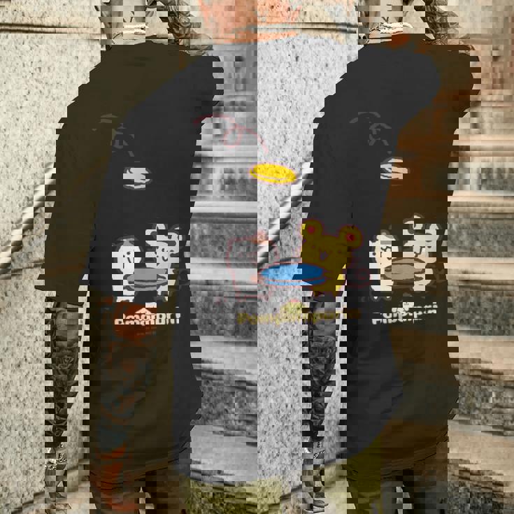 ポムポムプリン マフィン＆スコーン メンズTシャツ バックプリント 彼への贈り物