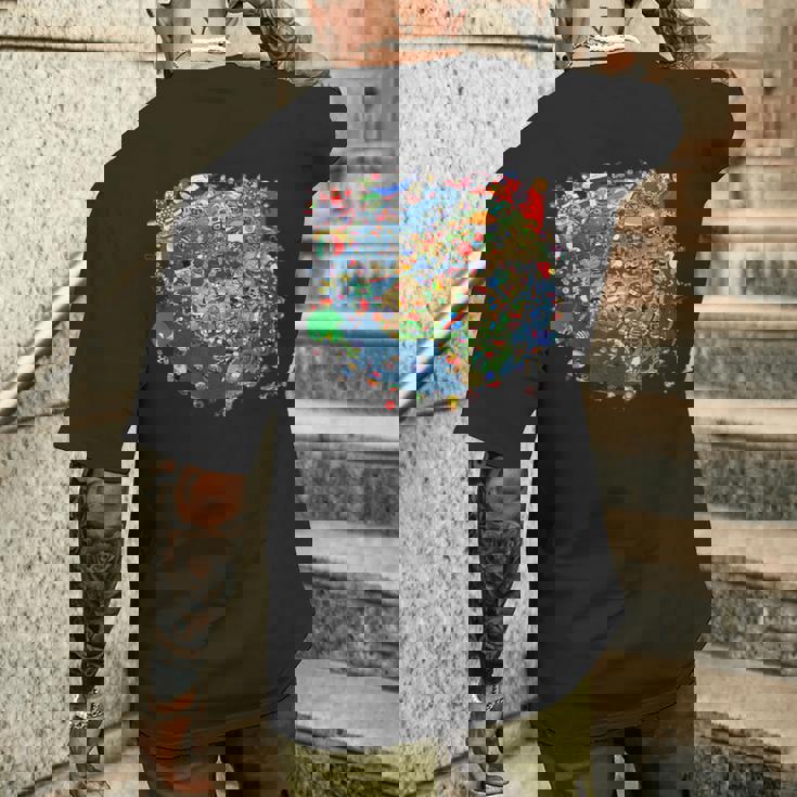 ポーランドボールワールド メンズTシャツ バックプリント 彼への贈り物