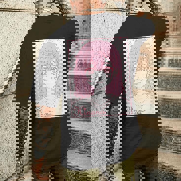 ポールプリンセス フェイスシリーズ ヒナノ メンズTシャツ バックプリント 彼への贈り物