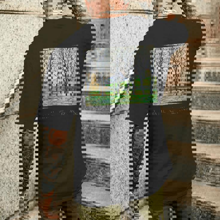 ポール・セザンヌ メンズTシャツ バックプリント 彼への贈り物