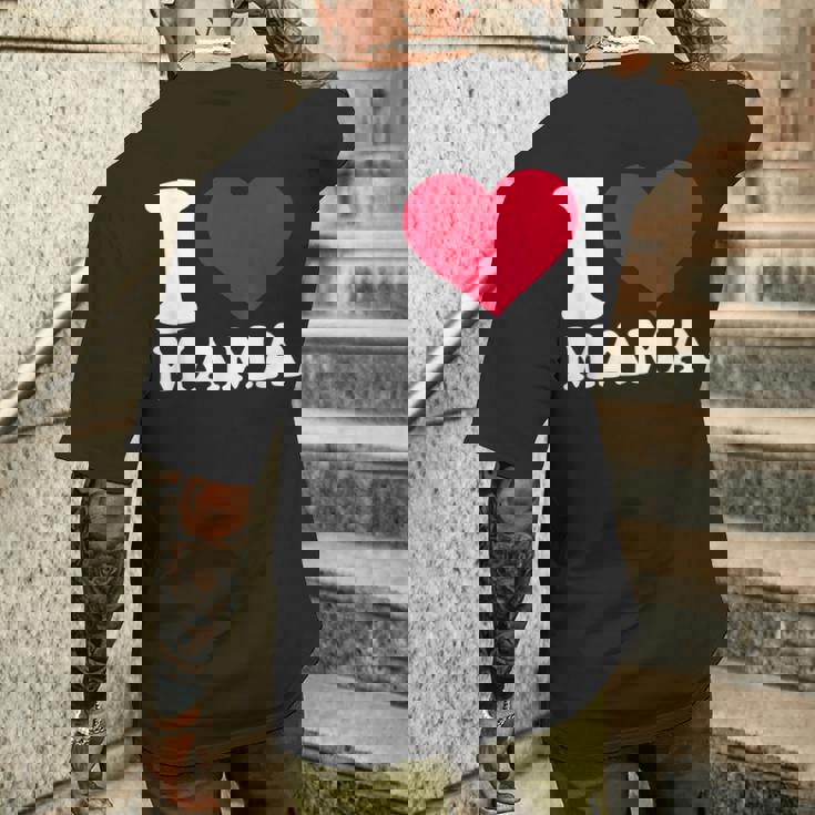 ママ大好き メンズTシャツ バックプリント 彼への贈り物