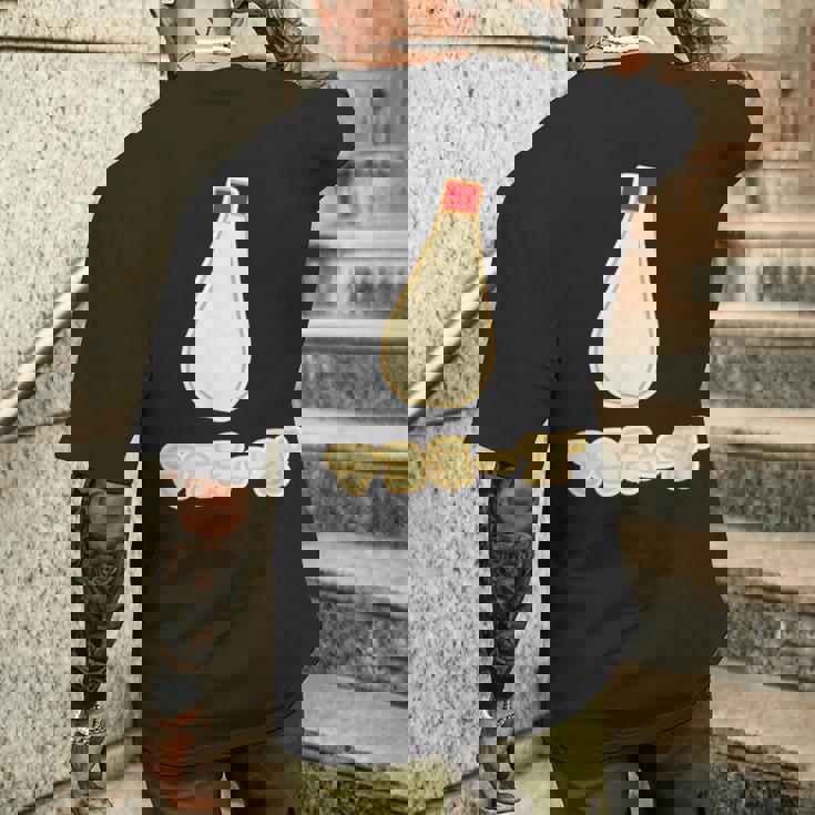 マヨネーズ【マヨラー】ご飯タイム【変なtシャツ屋さん】面白い ポップ デザイン メンズTシャツ バックプリント 彼への贈り物