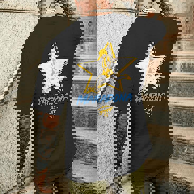 マラドーナスター メンズTシャツ バックプリント 彼への贈り物