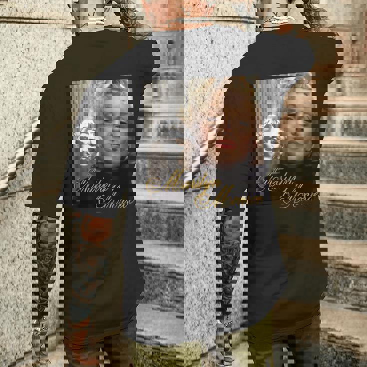 マリリンモンロー_004 メンズTシャツ バックプリント 彼への贈り物