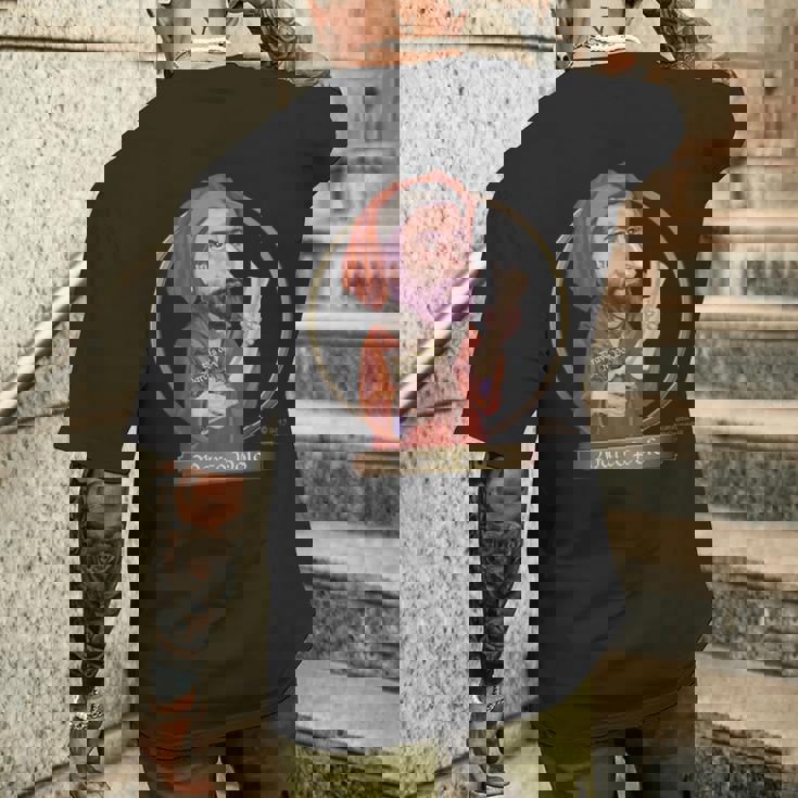 マルコポーロ メンズTシャツ バックプリント 彼への贈り物