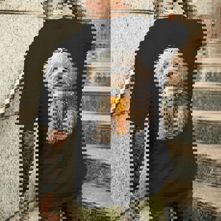 マルタビール メンズTシャツ バックプリント 彼への贈り物