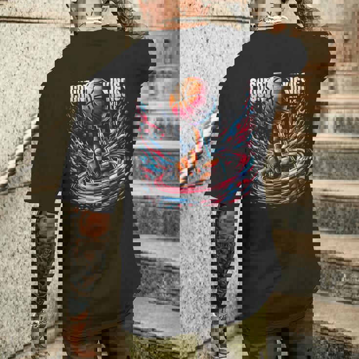 マーチ カレッジ バスケットボール トーナメント レトロ メンズ コート キングス メンズTシャツ バックプリント 彼への贈り物