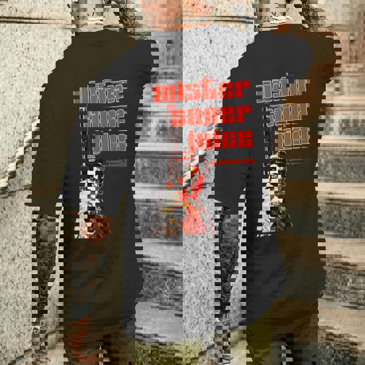 ミスター スーパージュース ダーティプレーン メンズTシャツ バックプリント 彼への贈り物