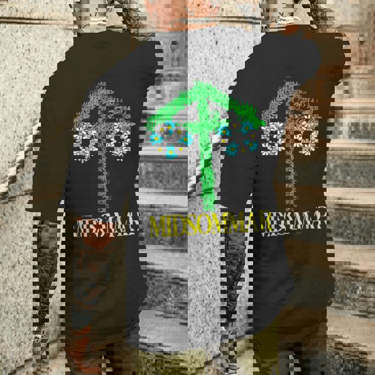 ミッドサマー メイポール ミッドソマー フェスティバル 夏 ソルスティス メンズTシャツ バックプリント 彼への贈り物