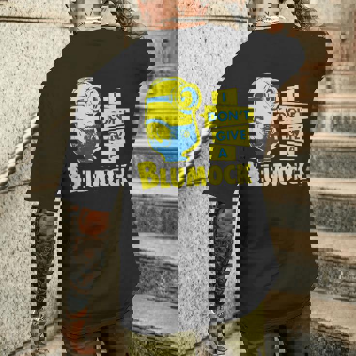 ミニオン I Don't Give A Blumock メンズTシャツ バックプリント 彼への贈り物