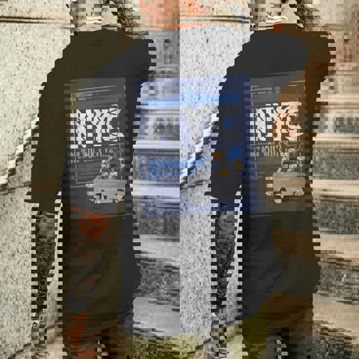 ミニオン New York City メンズTシャツ バックプリント 彼への贈り物