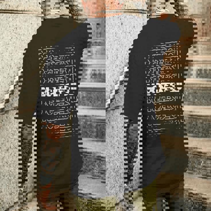 ミニマリストシティ キプロスモダンモルフォー メンズTシャツ バックプリント 彼への贈り物