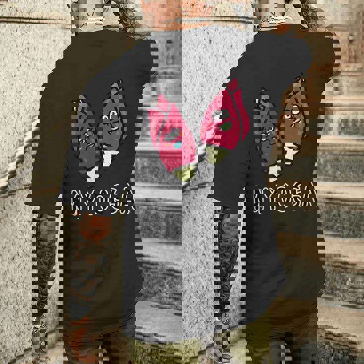 ミョウガさん メンズTシャツ バックプリント 彼への贈り物