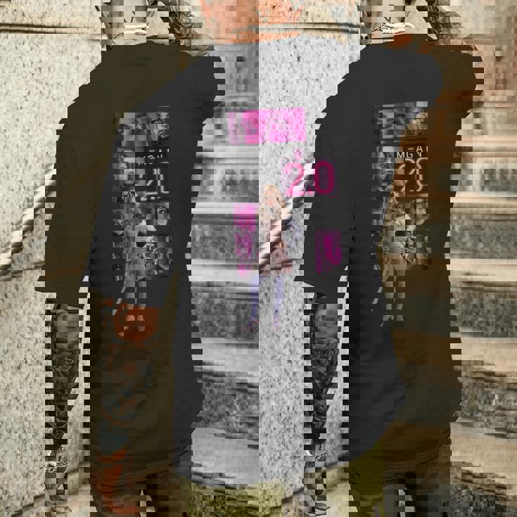 ミーガン 20 Killer Collage メンズTシャツ バックプリント 彼への贈り物