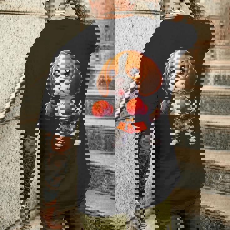 ムエタイビーグル メンズTシャツ バックプリント 彼への贈り物