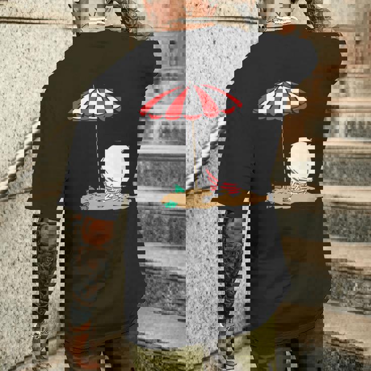 ムーミン ビーチで着替え メンズTシャツ バックプリント 彼への贈り物