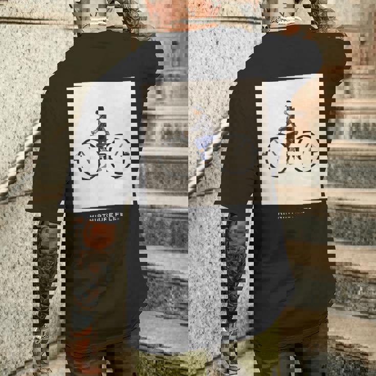 メガネでかけ回る メンズTシャツ バックプリント 彼への贈り物