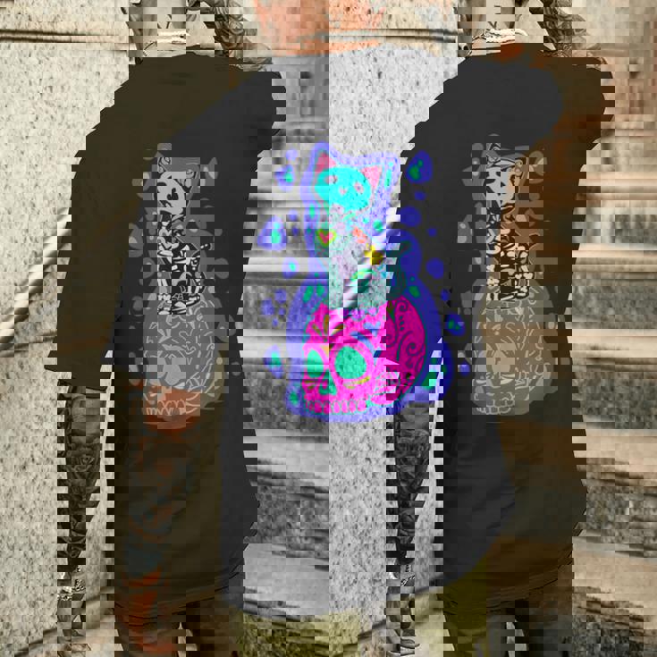 メキシコ シュガースカル メキシカン メンズTシャツ バックプリント 彼への贈り物