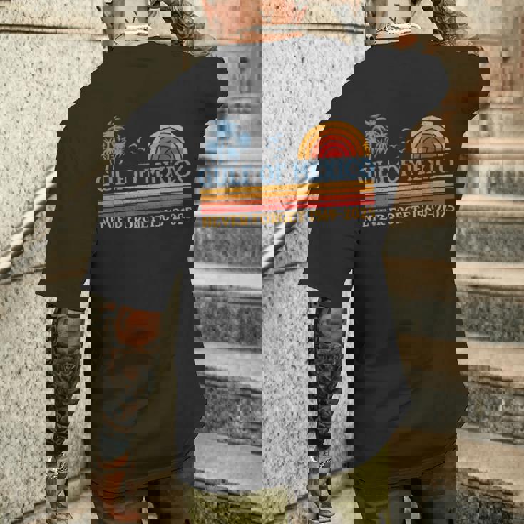 メキシコ湾 Never Forget シャツ アメリカ湾 メキシコ メンズTシャツ バックプリント 彼への贈り物