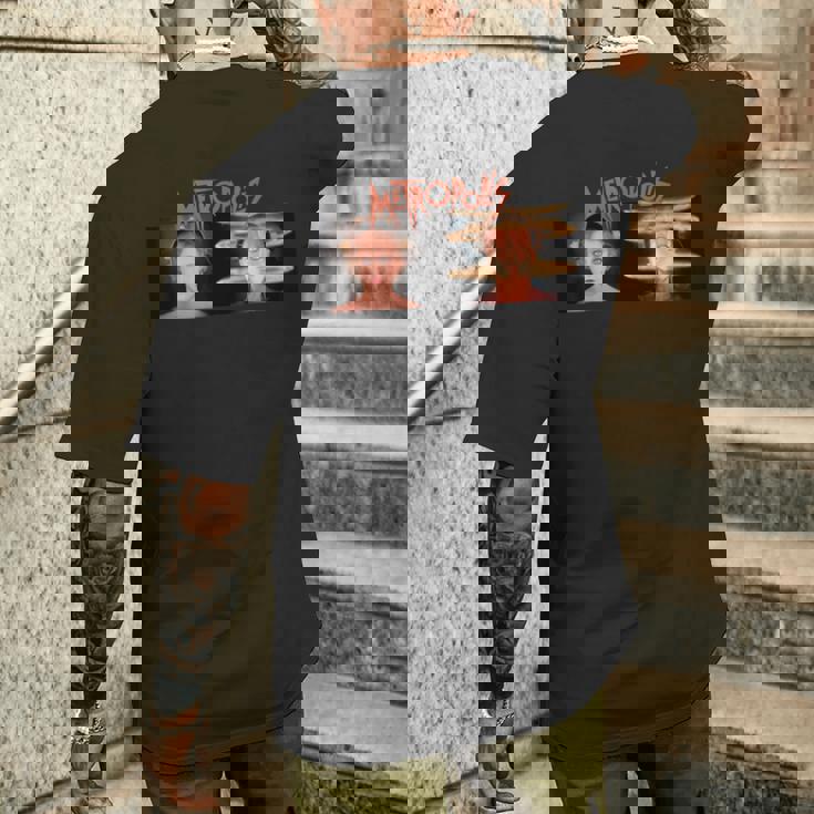 メトロポリス（Metropolis）- マリアとアンドロイド -1927年sf映画 レトロ アート かっこいい メンズTシャツ バックプリント 彼への贈り物