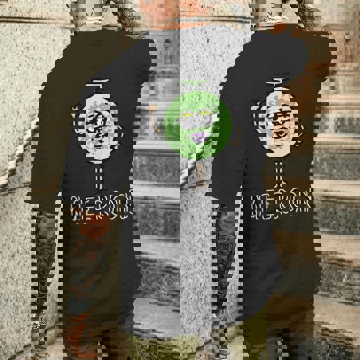 メロンさん メンズTシャツ バックプリント 彼への贈り物