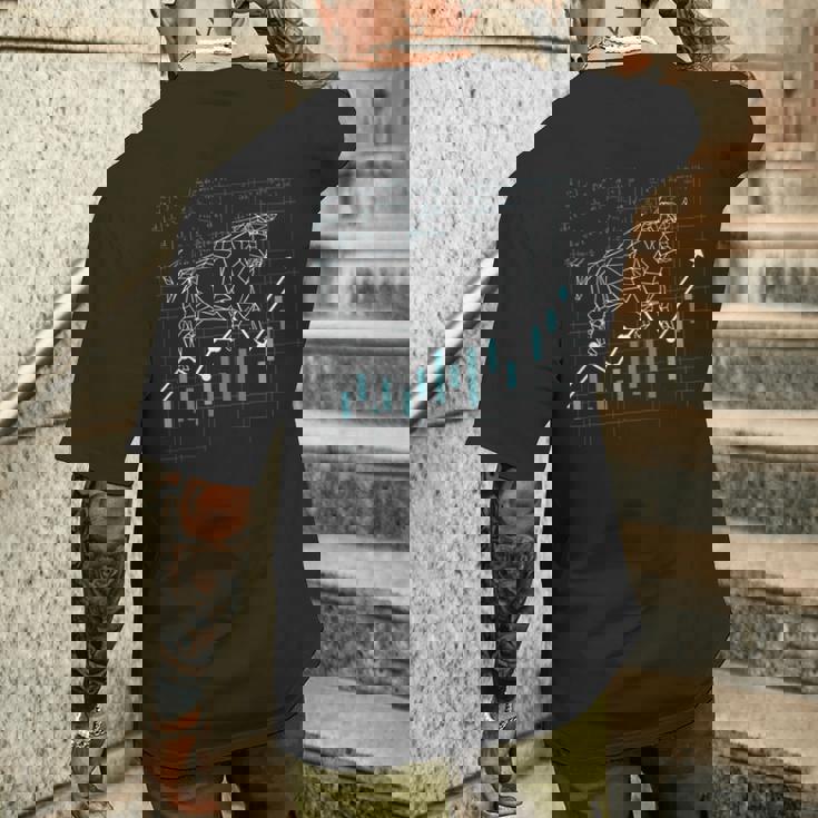 メンズ株式株式市場強気ブル資本家ギフト メンズTシャツ バックプリント 彼への贈り物