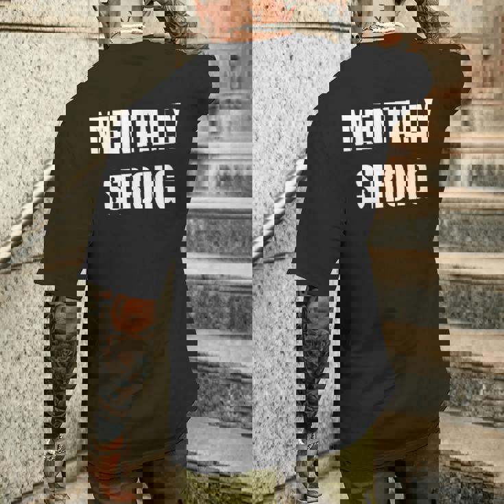 メンタリーストロング メンズTシャツ バックプリント 彼への贈り物